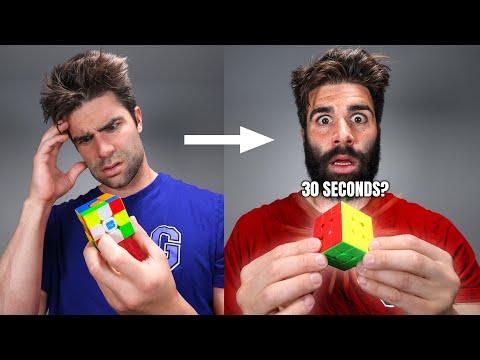 I Learned How to SPEED CUBE - In One Month (Insane Hard)