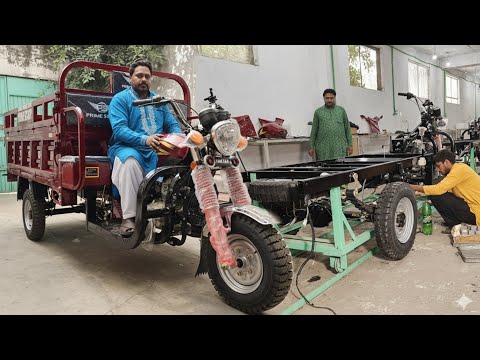 From Parts to Power - Assembling a Loader Rikshaw in Local Workshop