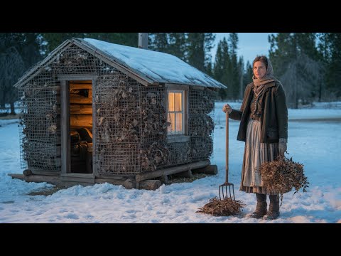 Neighbors Laughed When She Wrapped Her Entire Cabin in Wire Mesh—Until It Kept The Bedroom 25°Warmer