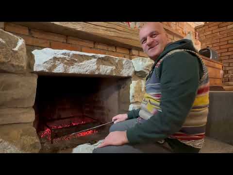 Шашлык по -кахетински в камине.#georgia#sakartvelo#travel#грузия#сакартвело#шашлык#вино#кахети#