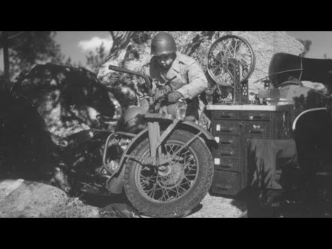 Wehrmacht Mechanics Captured a Harley-Davidson WLA... And Realized Germany Could Never Win