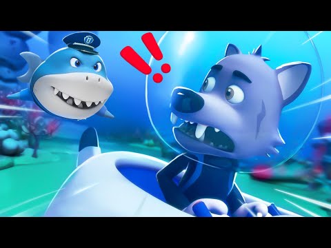 Super Rescue Team Ep 3 - Super Panda Cures Police Shark | BabyBus TV - Kids Cartoon