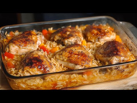 Flavor bomb! I never would have thought chicken and rice could be SO delicious! Easy dinner recipe