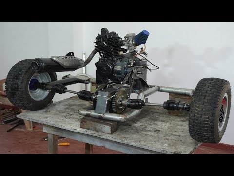 Cross kart rear end Build | Homemade Cross kart part 3