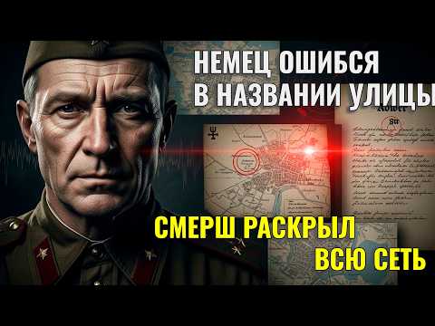 Одна ошибка немецкого шпиона сорвала операцию «Туманная река» | Реальная история СМЕРШ