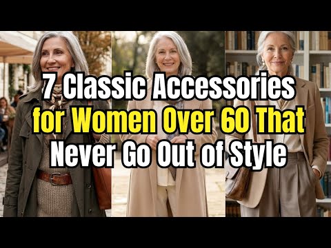 7 Classic Accessories for Women Over 60 That Never Go Out of Style