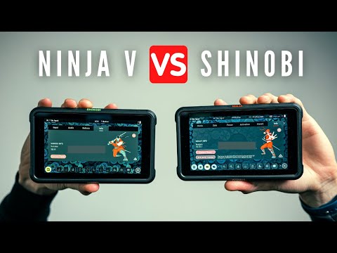 Atomos Ninja V vs Shinobi Comparison | Which Camera Monitor to get in 2022?