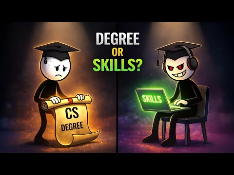 Computer Science Degree Is Overrated in 2026? |  Self-Taught vs College (Honest Truth)
