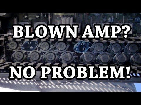 Simple fix for a blown audio power amplifier - Save your $$$!