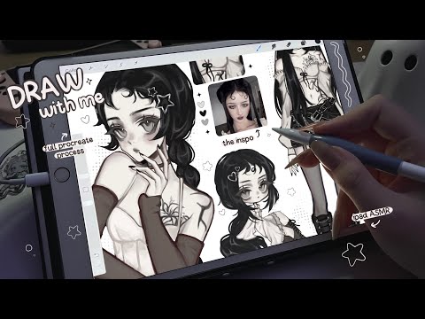 draw with me ★ Lola .ᐟ ˚✧ ˖  [ procreate, real time process, ipad asmr, character design ]