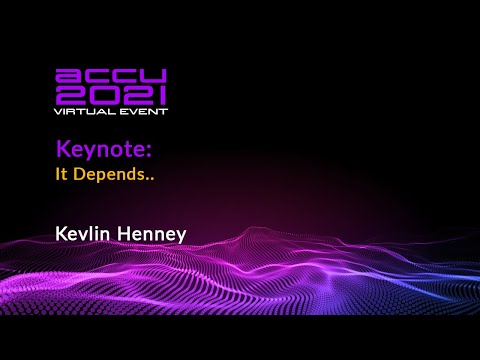 Keynote: It Depends.. - Kevlin Henney [ ACCU 2021 ]