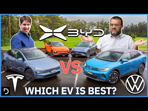 Tesla Model Y v BYD Sealion 7 v Xpeng G6 v Volkswagen ID.4 Comparison