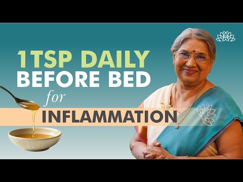 Reduce Inflammation Naturally | 1 tsp Bedtime Remedy for Pain, Bloating & Fatigue | Dr Hansaji