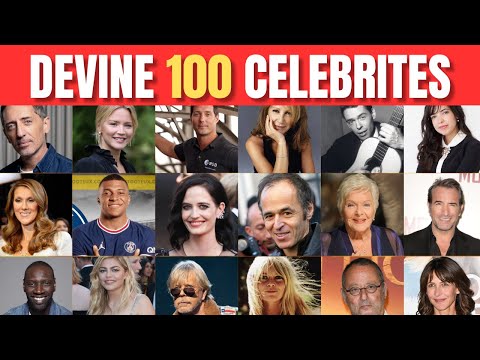 Devine 100 Célébrités Françaises 🌟 En 3 Secondes ! ⏳😱