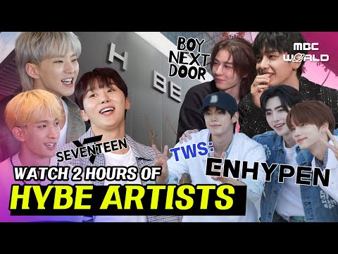 [SUB] ✨2 HOURS✨ of HYBE family spending time in their luxurious building #SEVENTEEN #ENHYPEN