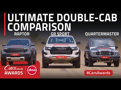 Ranger Raptor vs Hilux GR Sport vs Ineos Quartermaster - Ultimate Double-Cab Comparison! #CarsAwards