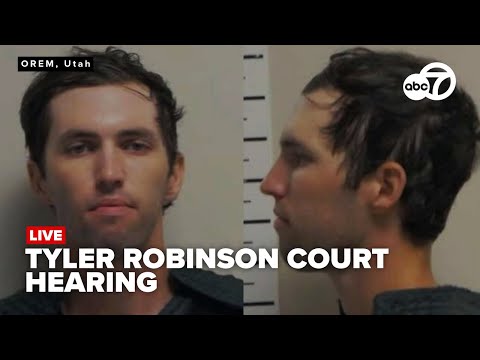 LIVE: Charlie Kirk shooting suspect Tyler Robinson appears for virtual court hearing