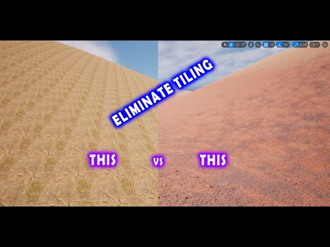 Fix Tiling Textures on your Landscape in Unreal Engine 5 #ue5 #unrealengine5