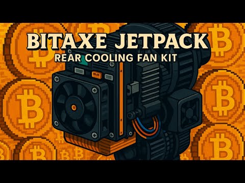 Bitaxe Jet Pack Rear Cooling kit