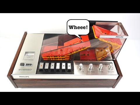 Philips crazy Ski Slope Cassette Deck