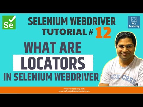 Selenium WebDriver Tutorial #12 - What are Locators in Selenium WebDriver