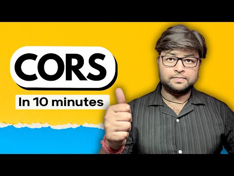 CORS Error Solved 🛑 CORS in 10 minutes |  Hindi
