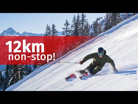 Longest Skirun in the World – Nonstop Ski-Carving