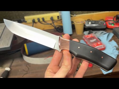 Finishing a Luxury Hunting Knife