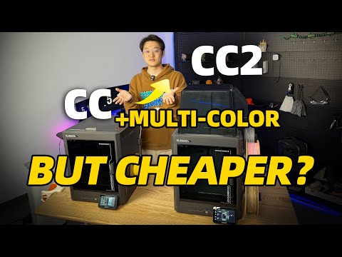 Upgraded Multi-Color 3D Printing, More Powerful, Yet Cheaper!? ELEGOO CC2 User Experience Sharing