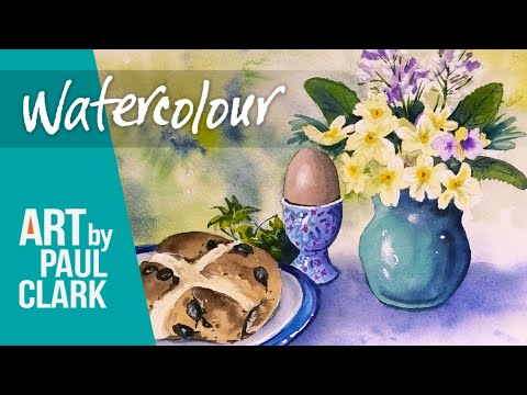 How to Paint a Spring Still Life in Watercolour
