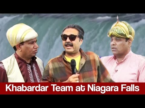 Khabardar Aftab Iqbal 29 January 2017 - Khabardar Team at Niagara Falls - Express News