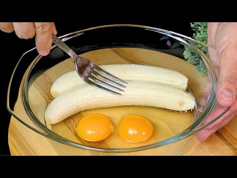 ❗️ Diese beiden Zutaten vermischen! Das Bananendessert, über das alle reden!