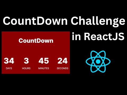 CountDown React JS Interview Challenge | Live Coding React Interview Questions #7