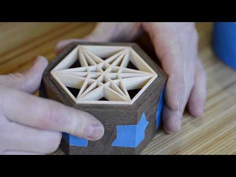 Kumiko Box, Kasane Rindo Japanese Carpentry, Woodworking