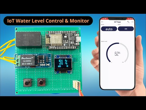 IoT Based Water Level Control & Monitoring System with ESP8266 & Blynk
