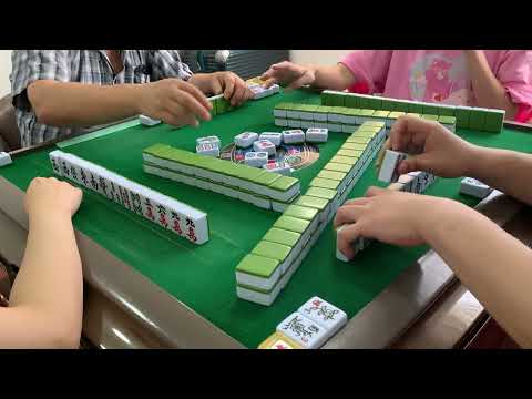 Mahjong206. 廣東牌10番1024有花🀄️大上大落局四回之一：男人的戰爭，互相包對方12章大牌，究竟邊個隻手長啲呢￼🤔