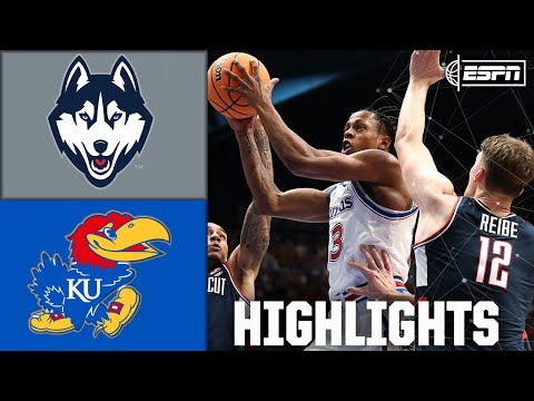 UConn Huskies vs. Kansas Jayhawks | Full Game Highlights | ESPN College Basketball