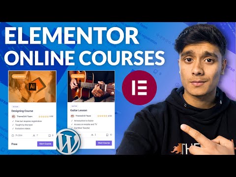 How to Create Online Courses on Your Elementor Website for FREE?