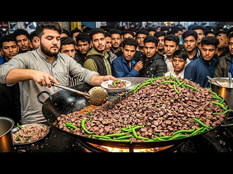 SPECIAL SPICY SULEMANI TAWA KALEJI FRY - MUTTON LIVER FRIED RECIPE | KARACHI STREET FOOD PAKISTAN!