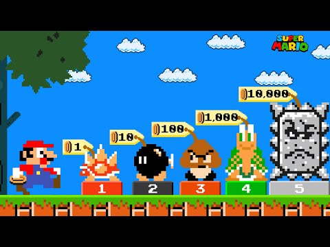 Mario Can BUY all Enemies in Super Mario Bros.