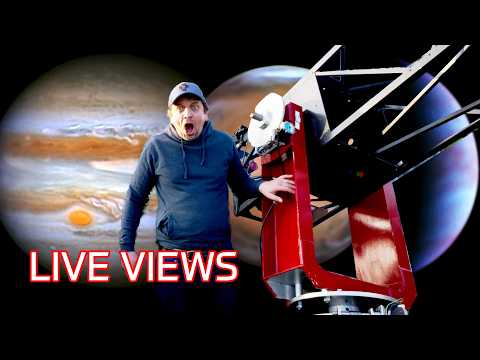 Jupiter, Mars, Saturn, Venus, Uranus thru my Huge Telescope