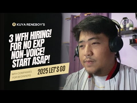 3 WFH HIRING FOR BEGINNERS ! NO INTERVIEW AND PWEDE NO EXPERIENCE!
