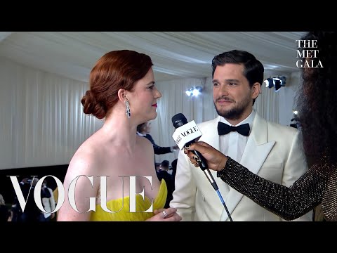 Kit Harington and Rose Leslie interviewed by Keke Palmer for Vogue at the 2021 Met Gala 💛