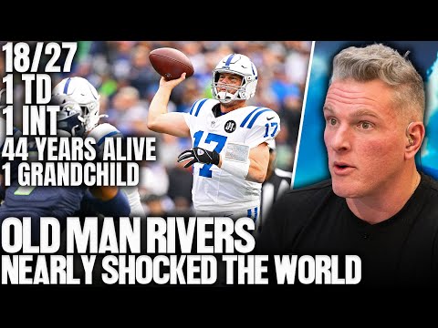 44 Year Old Phil Rivers Nearly Led Colts To Win In First NFL Game In 5 Years | Pat McAfee Show