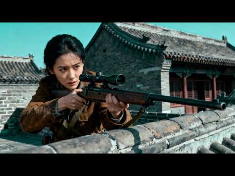 Anti-Japanese Movie! A top sniper drops a Japanese squad with perfect headshots, one bullet each.