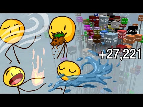 Air. Earth. Fire. Water. ...and 27,221 others. (Elemental 3 data visualization)