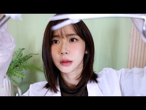 ASMR.sub Treating Your Injured Ear 🏥 | Cleaning · Injection· Gentle Suturing Sounds
