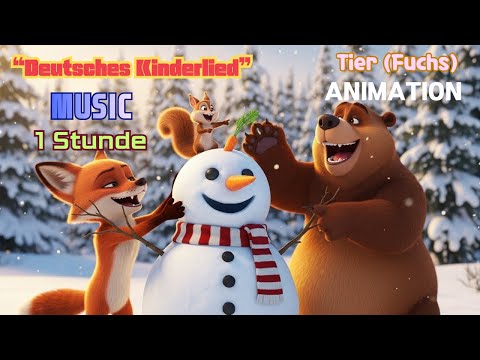 Deutsches Kinderlied | Winter & Weihnachten | Süßer Fuchs | Tierlied für Kinder(1 Stunde)