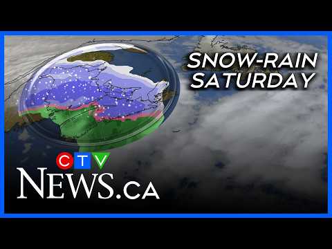 Weekend wet snow and rain for the Maritimes