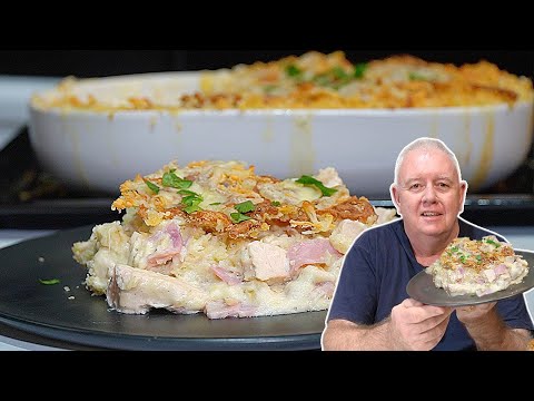 Chicken Cordon Bleu Casserole  -  No Tinned Soup